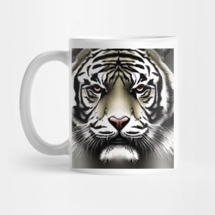 Tiger Screen Wildlife Portrait Mug